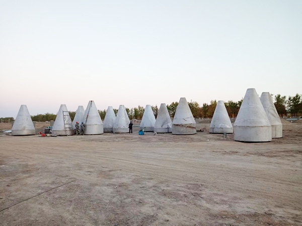 烘干塔現場制作